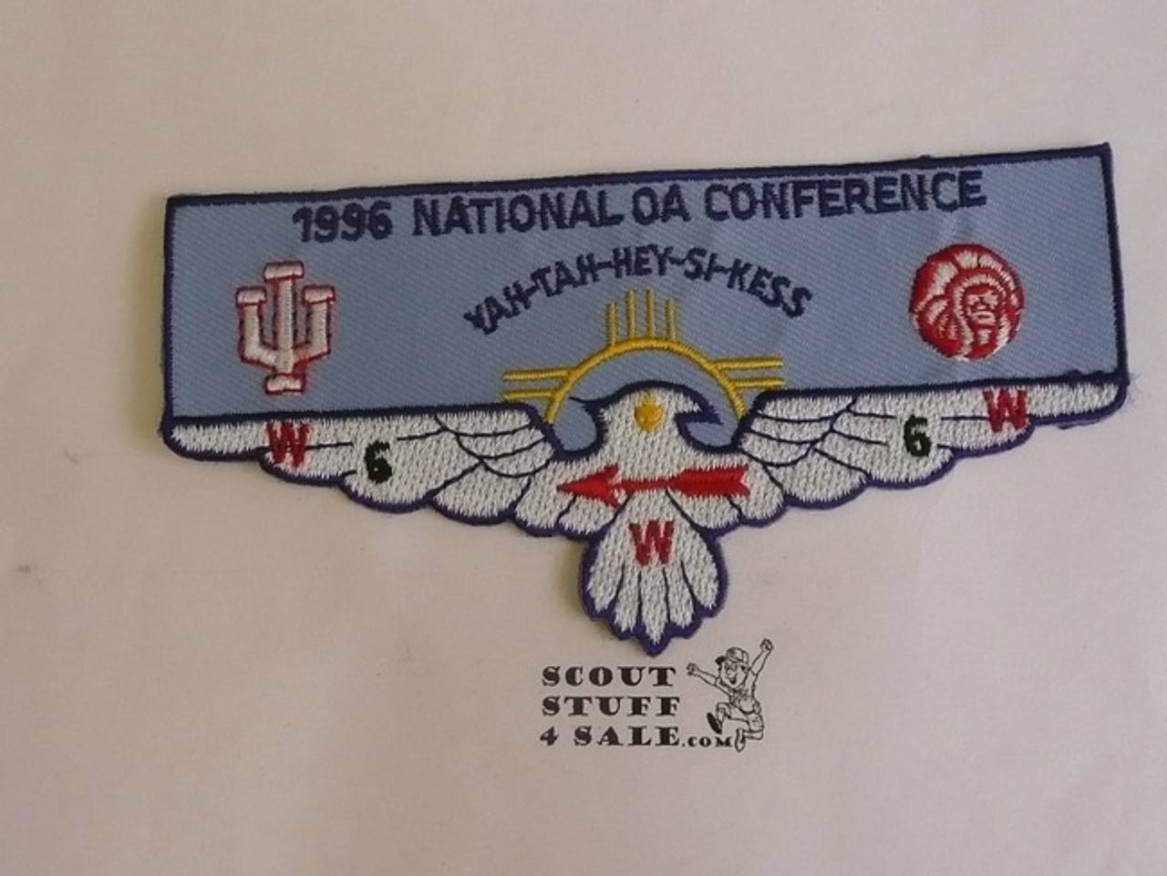 Order of the Arrow Lodge #66 Yah-Tah-Hey-Si-Kess f4 1996 NOAC Flap Patch - Boy Scout