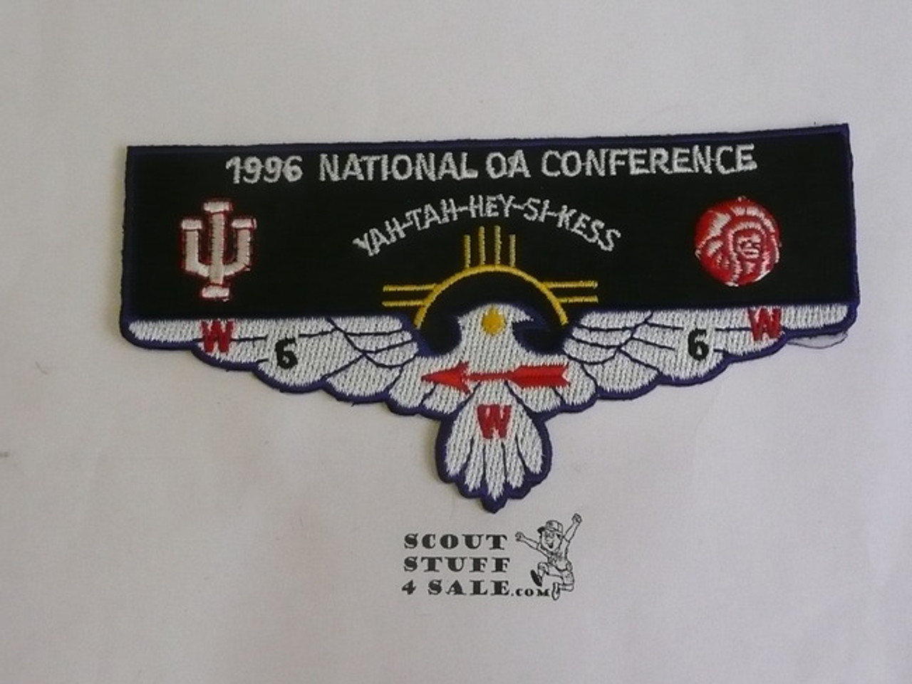 Order of the Arrow Lodge #66 Yah-Tah-Hey-Si-Kess f6 1996 NOAC Flap Patch - Boy Scout