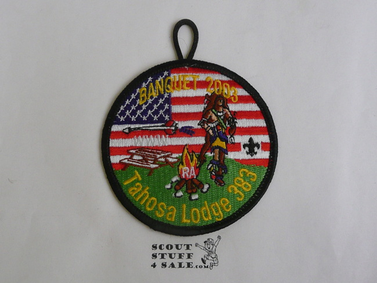 Order of the Arrow Lodge #383 Tahosa 2003 Lodge Banquet Patch