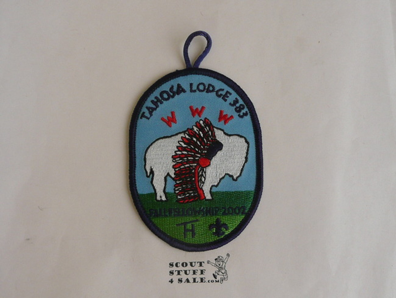 Order of the Arrow Lodge #383 Tahosa 2002 Fellowship Patch