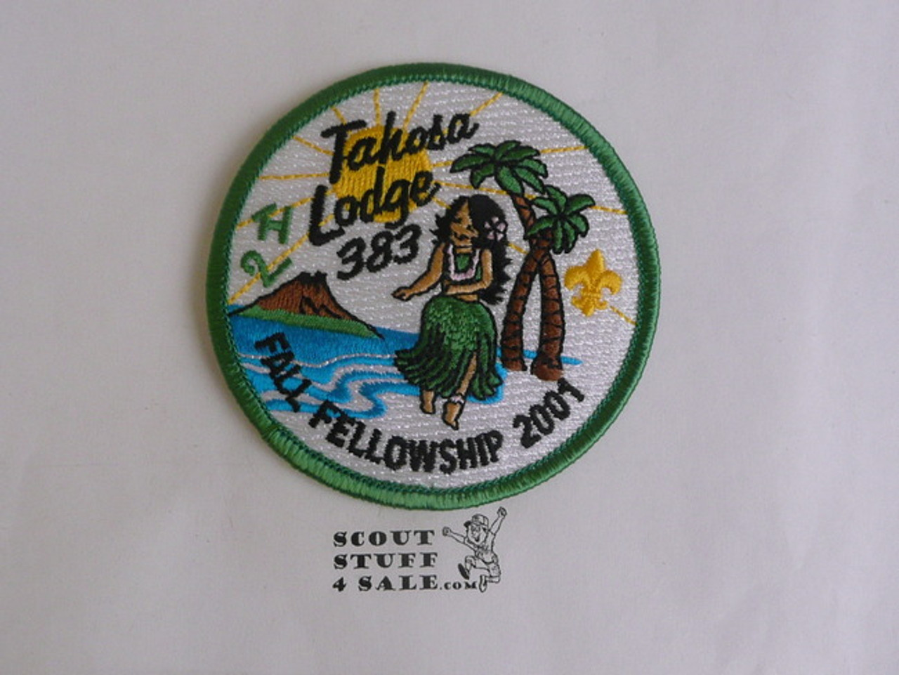 Order of the Arrow Lodge #383 Tahosa 2001 Fellowship Patch