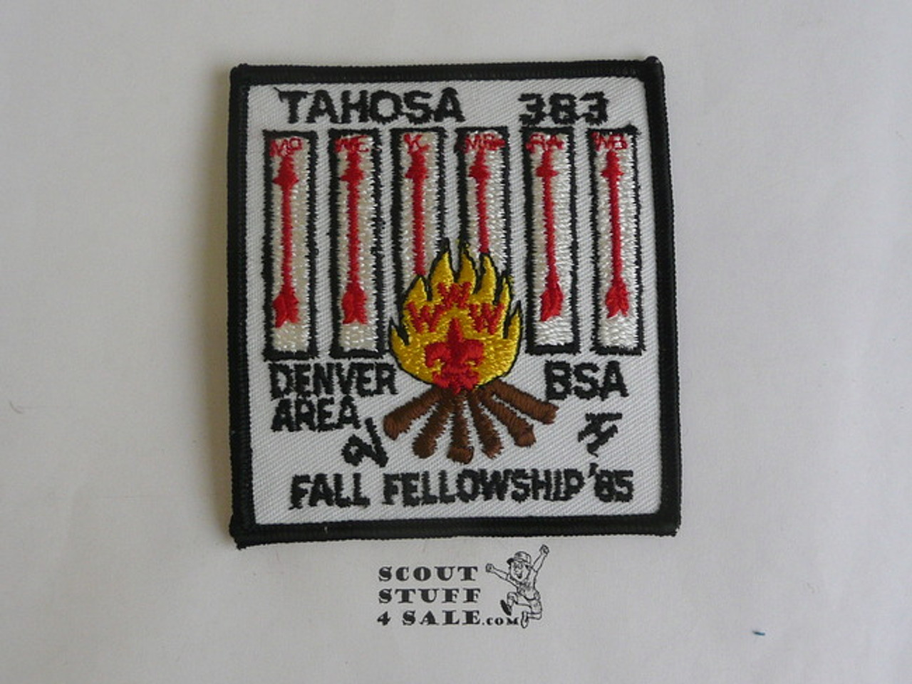 Order of the Arrow Lodge #383 Tahosa 1985 Fellowship Patch