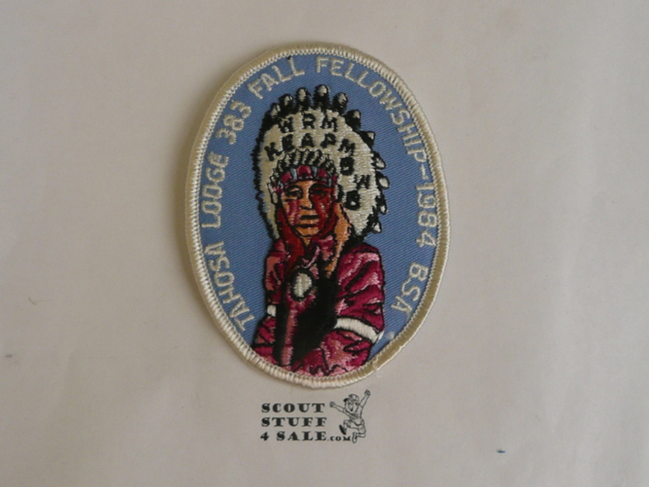Order of the Arrow Lodge #383 Tahosa 1984 Fellowship Patch