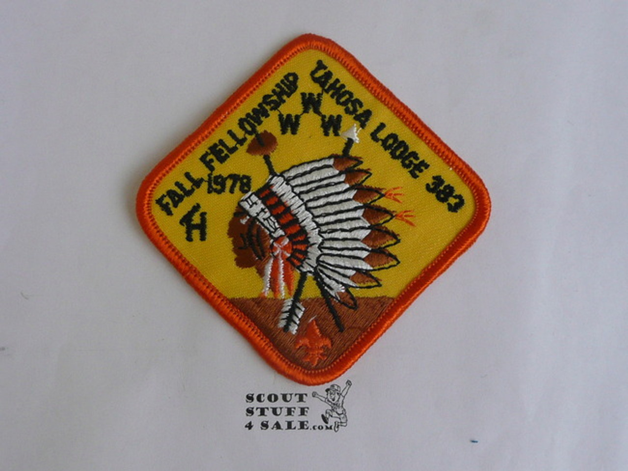 Order of the Arrow Lodge #383 Tahosa 1978 Fellowship Patch