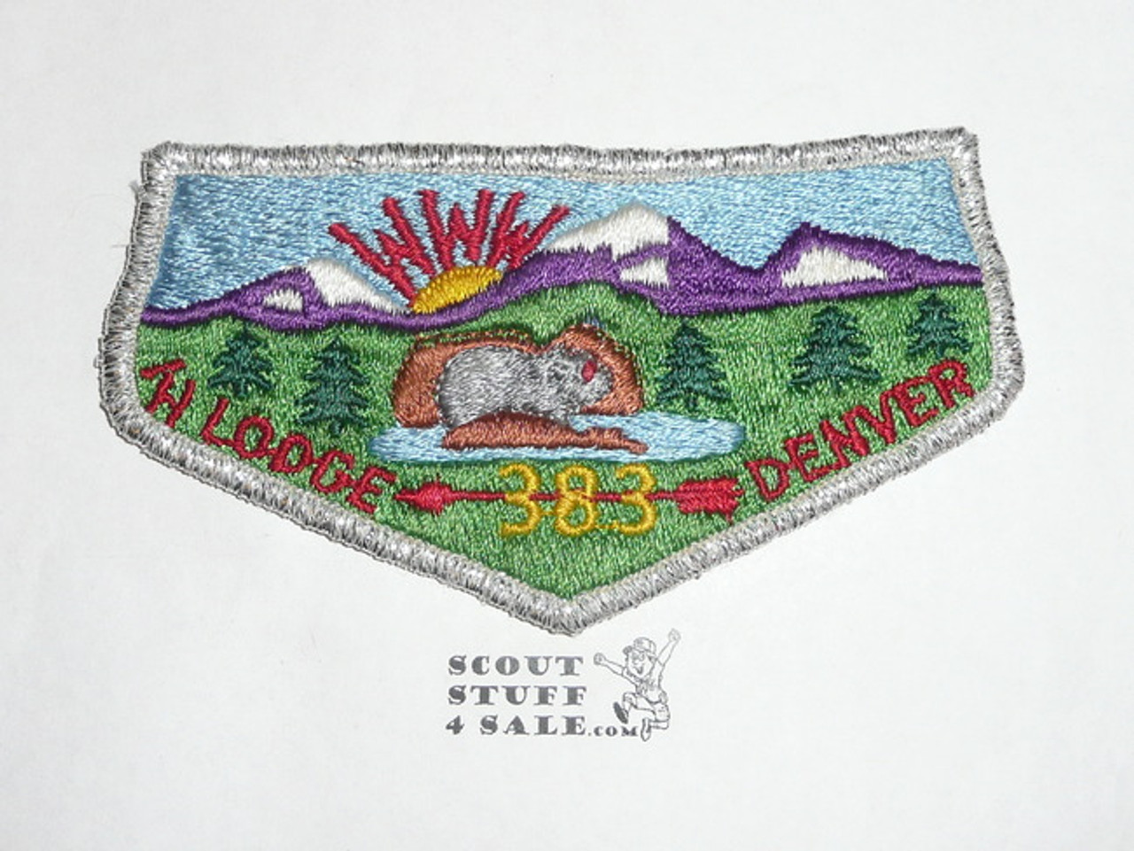 Order of the Arrow Lodge #383 Tahosa s9a Flap Patch, used