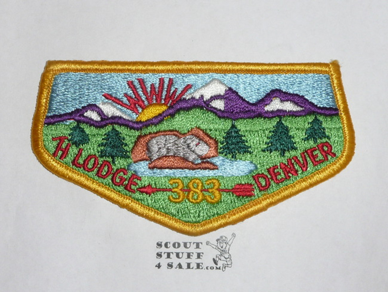 Order of the Arrow Lodge #383 Tahosa s7.5 Flap Patch
