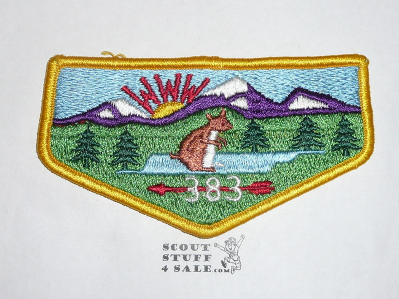 Order of the Arrow Lodge #383 Tahosa s3a Flap Patch
