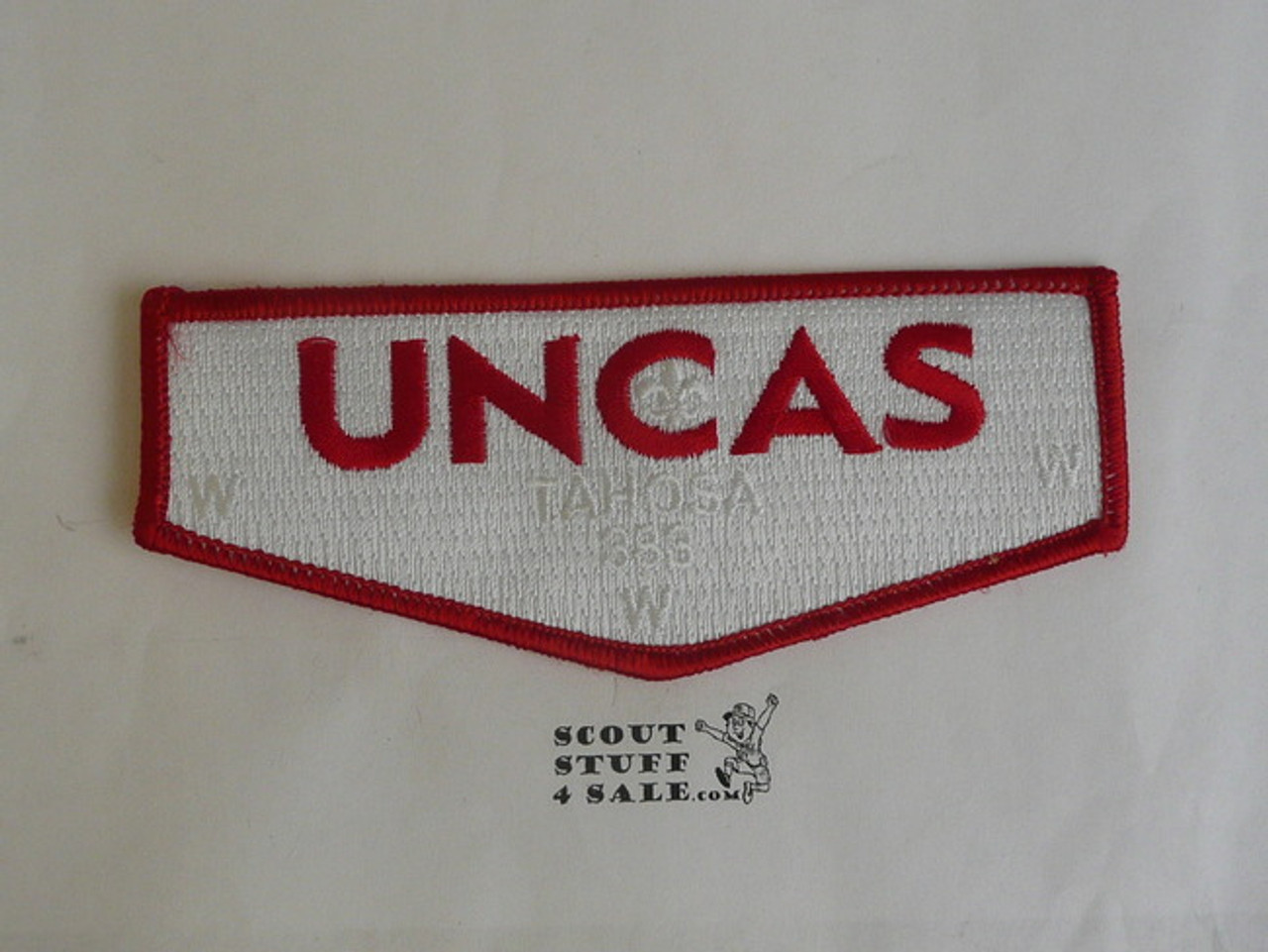 Order of the Arrow Lodge #383 Tahosa s27 Flap Patch, 1998 Uncas