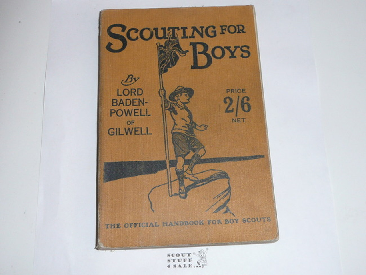 1935 Scouting for Boys, By Lord Baden-Powell, British Printing, Linen Covers