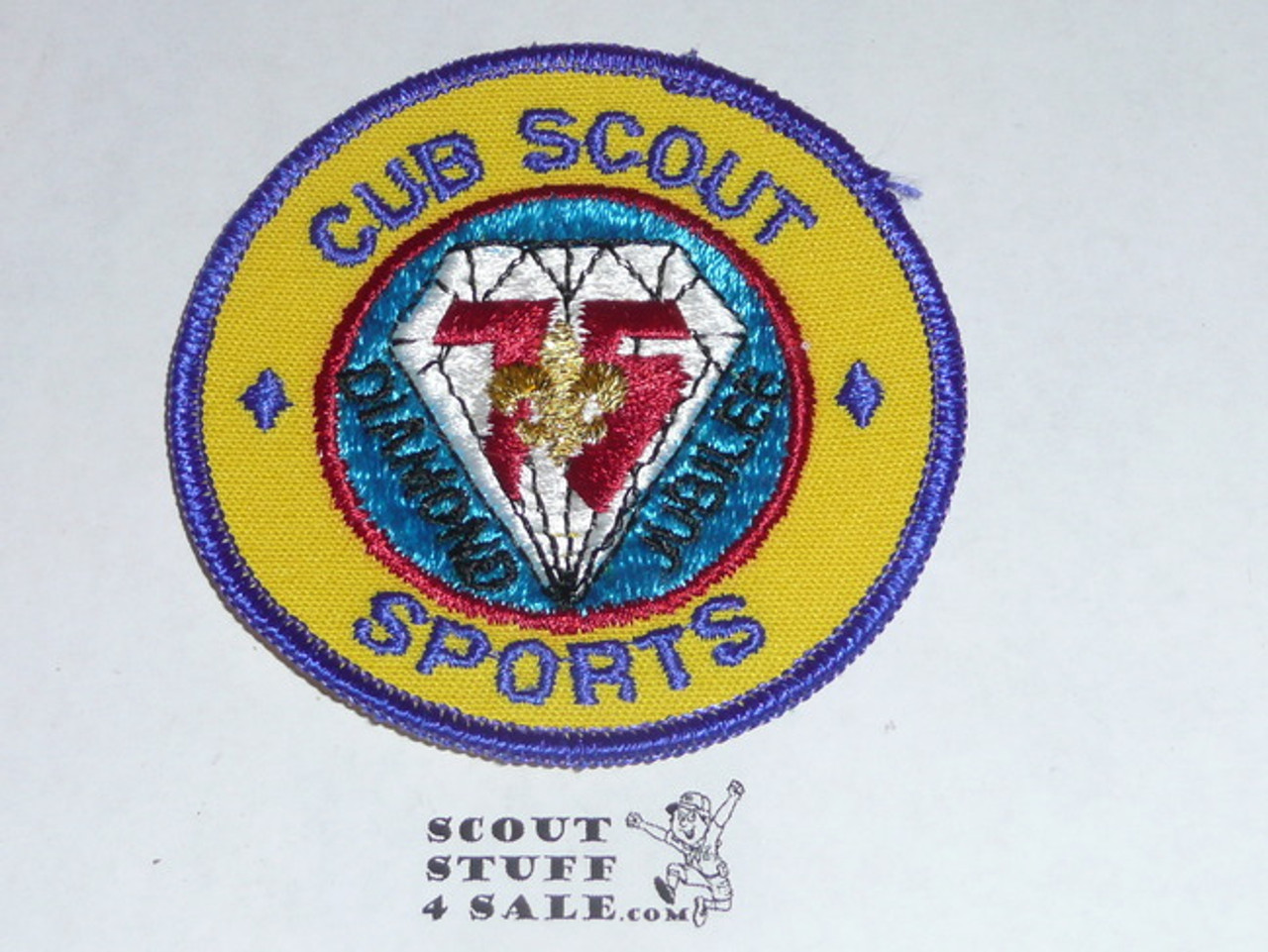 75th BSA Anniversary Patch, Cub Scout Sports