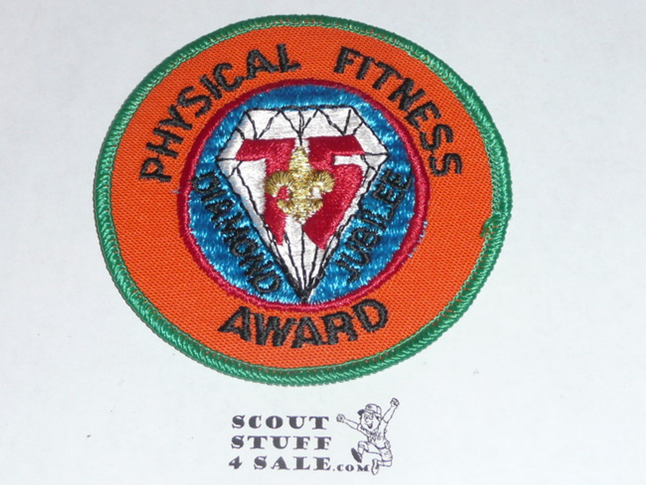 75th BSA Anniversary Patch, Physical Fitness Award