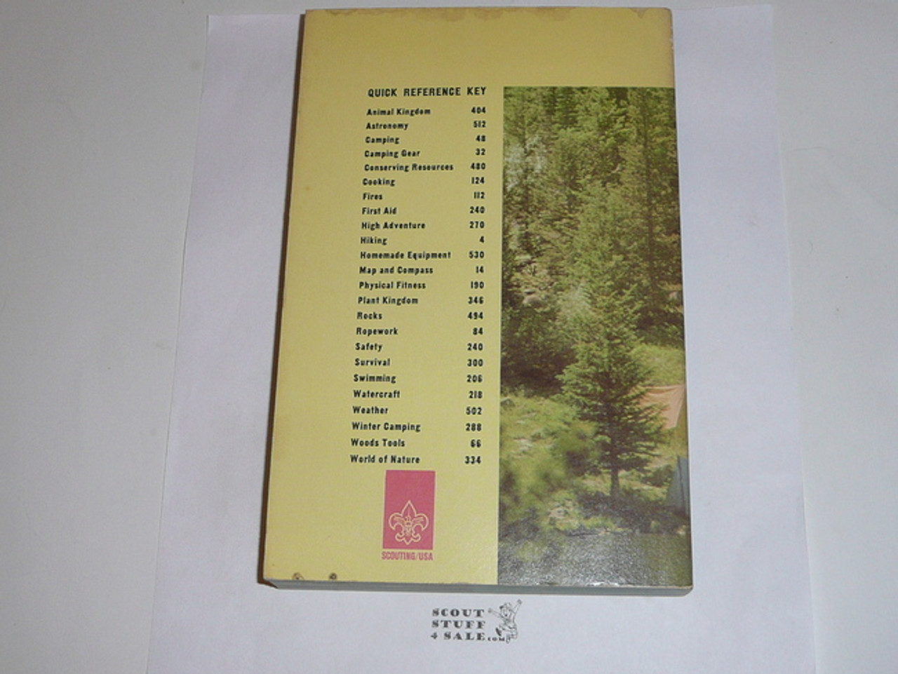 1980 Boy Scout Field Book, Second Edition, July 1980 Printing, near MINT condition