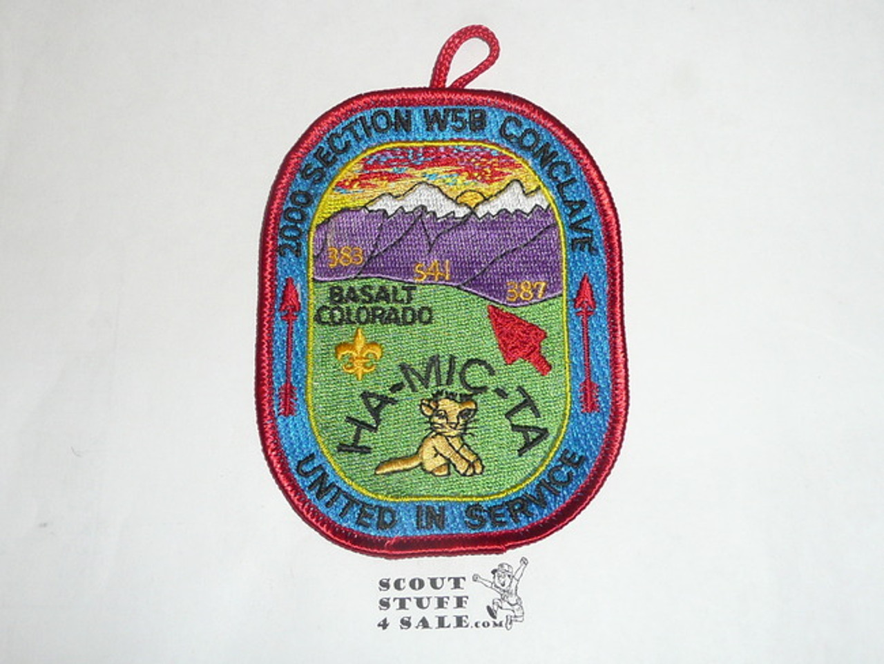 Section / Area W5B Order of the Arrow Conference Patch, 2000