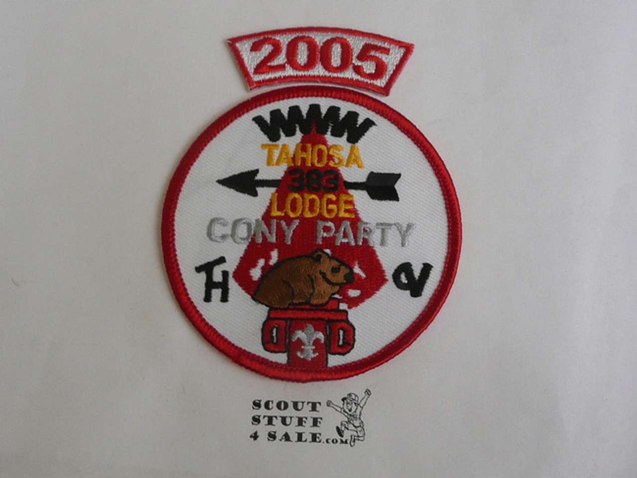 Order of the Arrow Lodge #383 Tahosa Lodge Cony Party 2005 Segment Patch, Only Segment Included