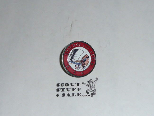 Order of the Arrow Old Colorful Indian Head Logo Pin #2