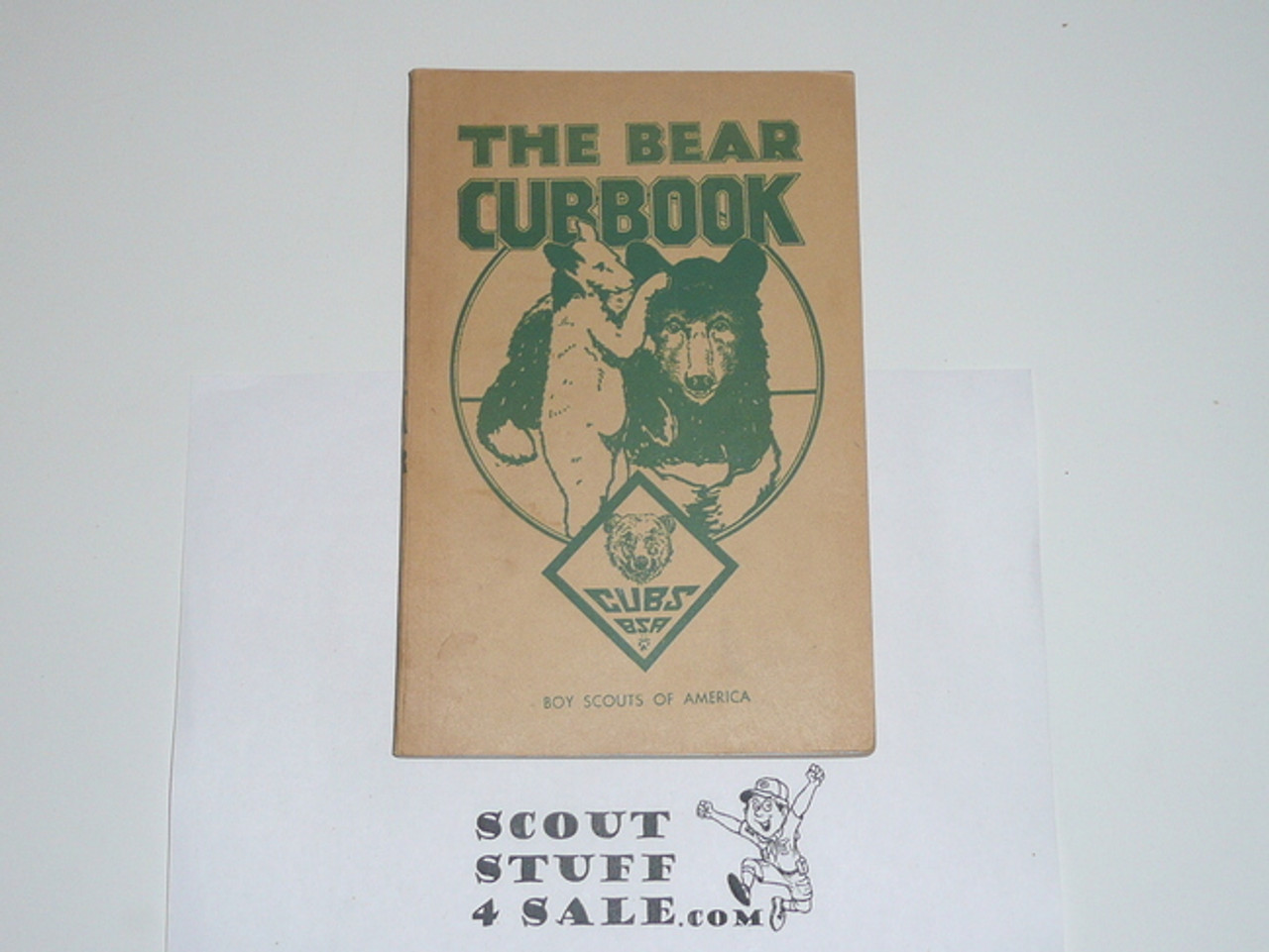 1943 Bear Cub Scout Handbook, 3-46 Printing, MINT condition