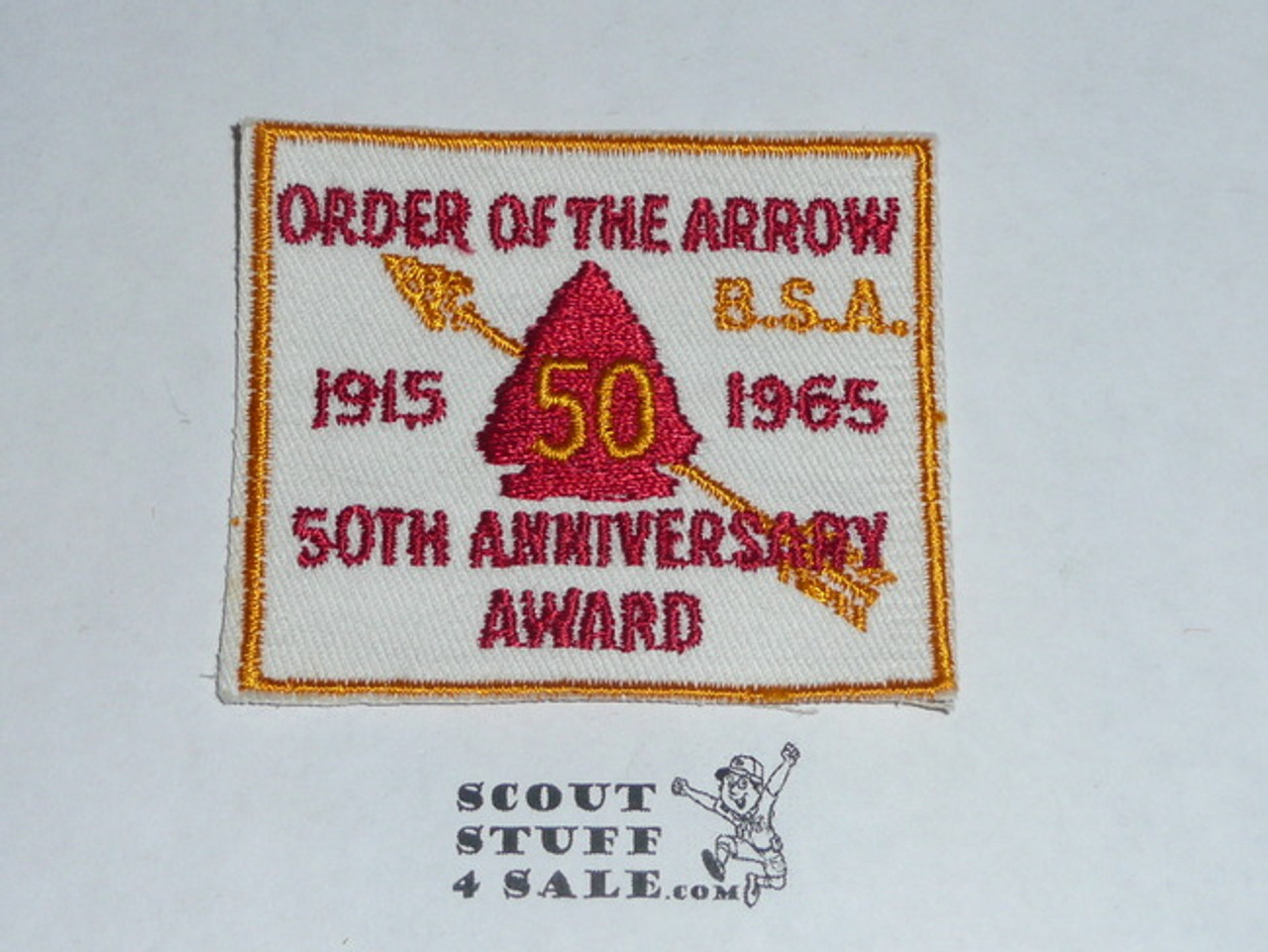 Order of the Arrow 1965 50th Anniversary Sash Patch