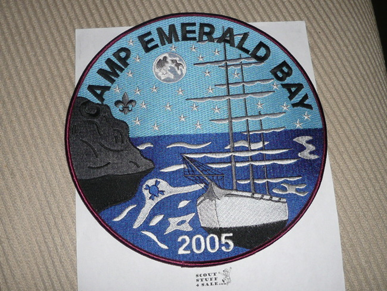 2005 Camp Emerald Bay Large Jacket Patch