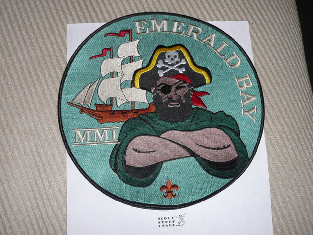 2001 Camp Emerald Bay Large Jacket Patch