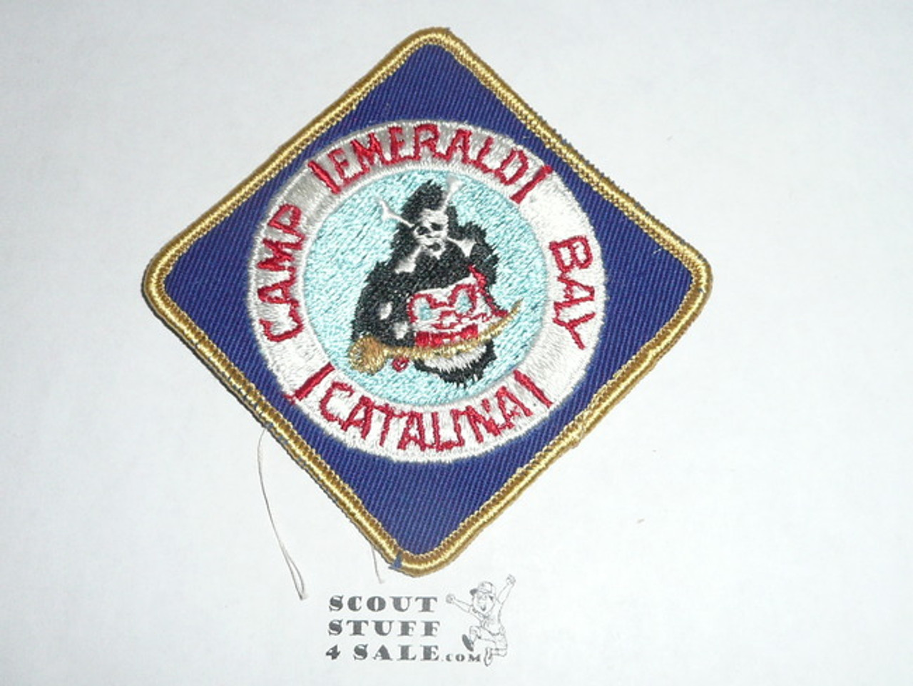 1971 Camp Emerald Bay Patch, dark yellow bdr