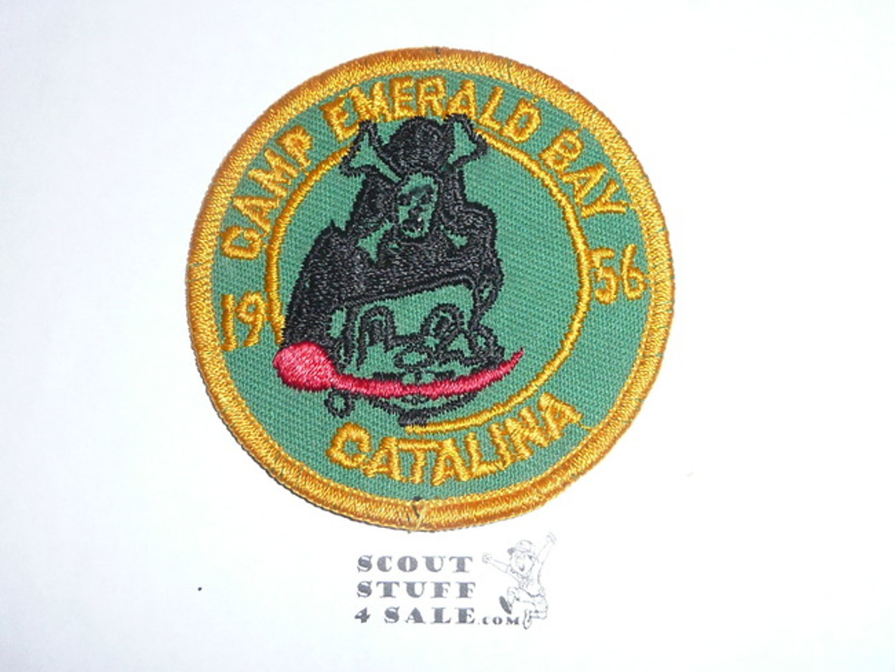 1956 Camp Emerald Bay Patch, rolled edge variety