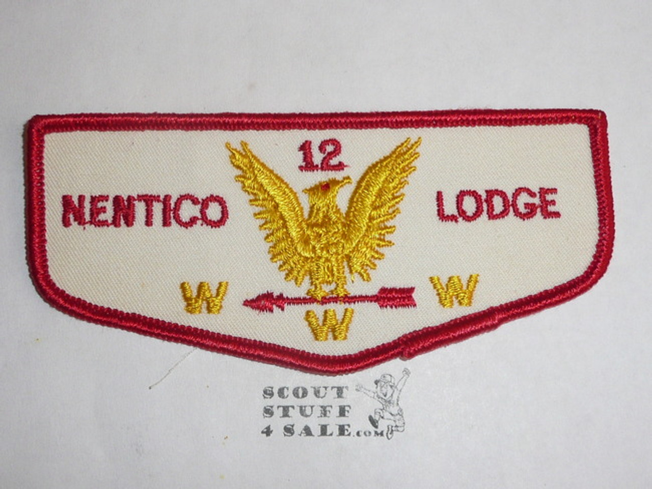 Order of the Arrow Lodge #12 Nentico f3 Flap Patch