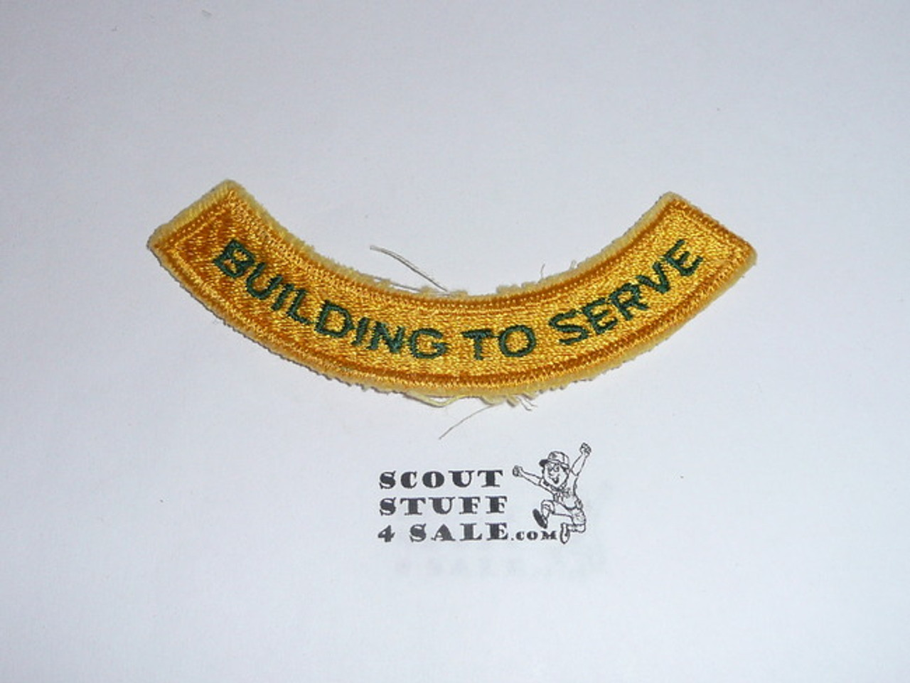 1969 National Jamboree "Building to Serve" Arc Patch