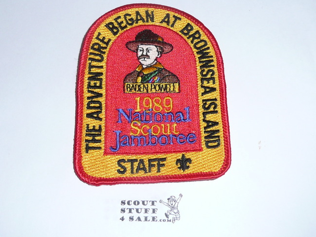 1989 National Jamboree Brownsea Island Staff Patch