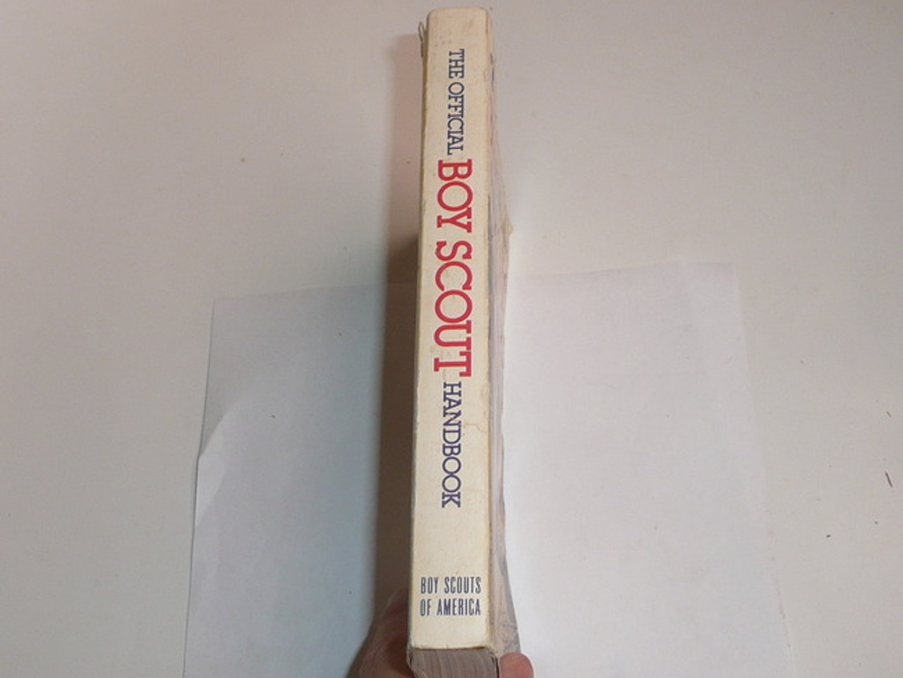 1983 Boy Scout Handbook, Ninth Edition, Seventh Printing, Used condition, Last Norman Rockwell Cover
