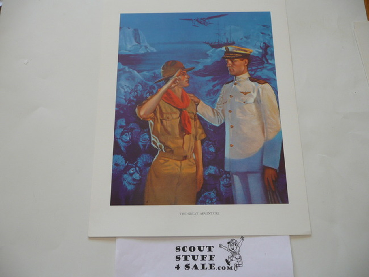 Norman Rockwell, The Great Adventure, 11x14 On Heavy Cardstock