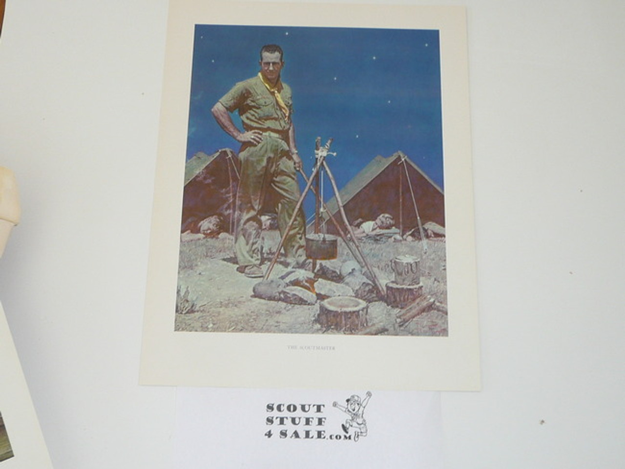 Norman Rockwell, The Scoutmaster Print, 11x14 On Heavy Cardstock