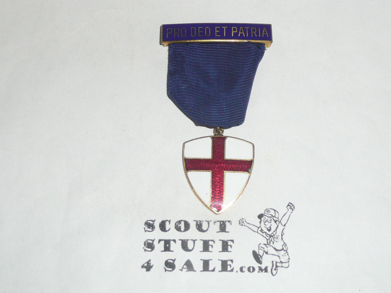 Boy Scout God & Country Lutheran Religious Medal, PRO DEO ET PATRIA
