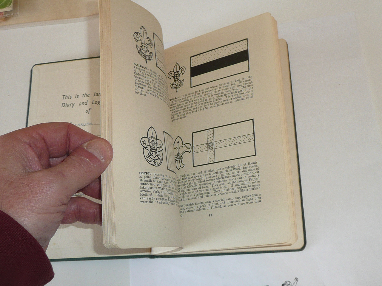 1937 World Jamboree Diary and Log Book