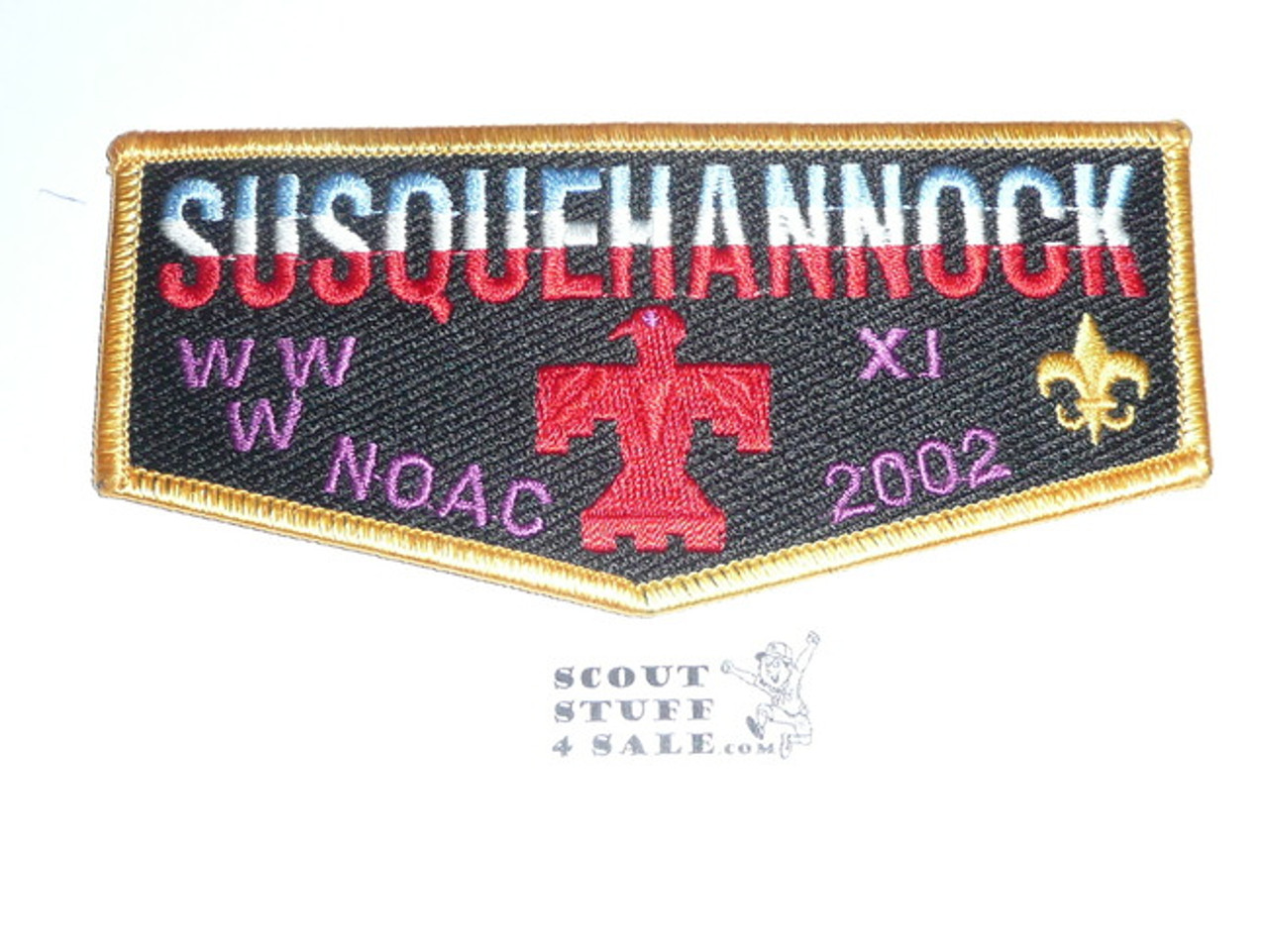 Order of the Arrow Lodge #11 Susquehannock 2002 NOAC Flap Patch