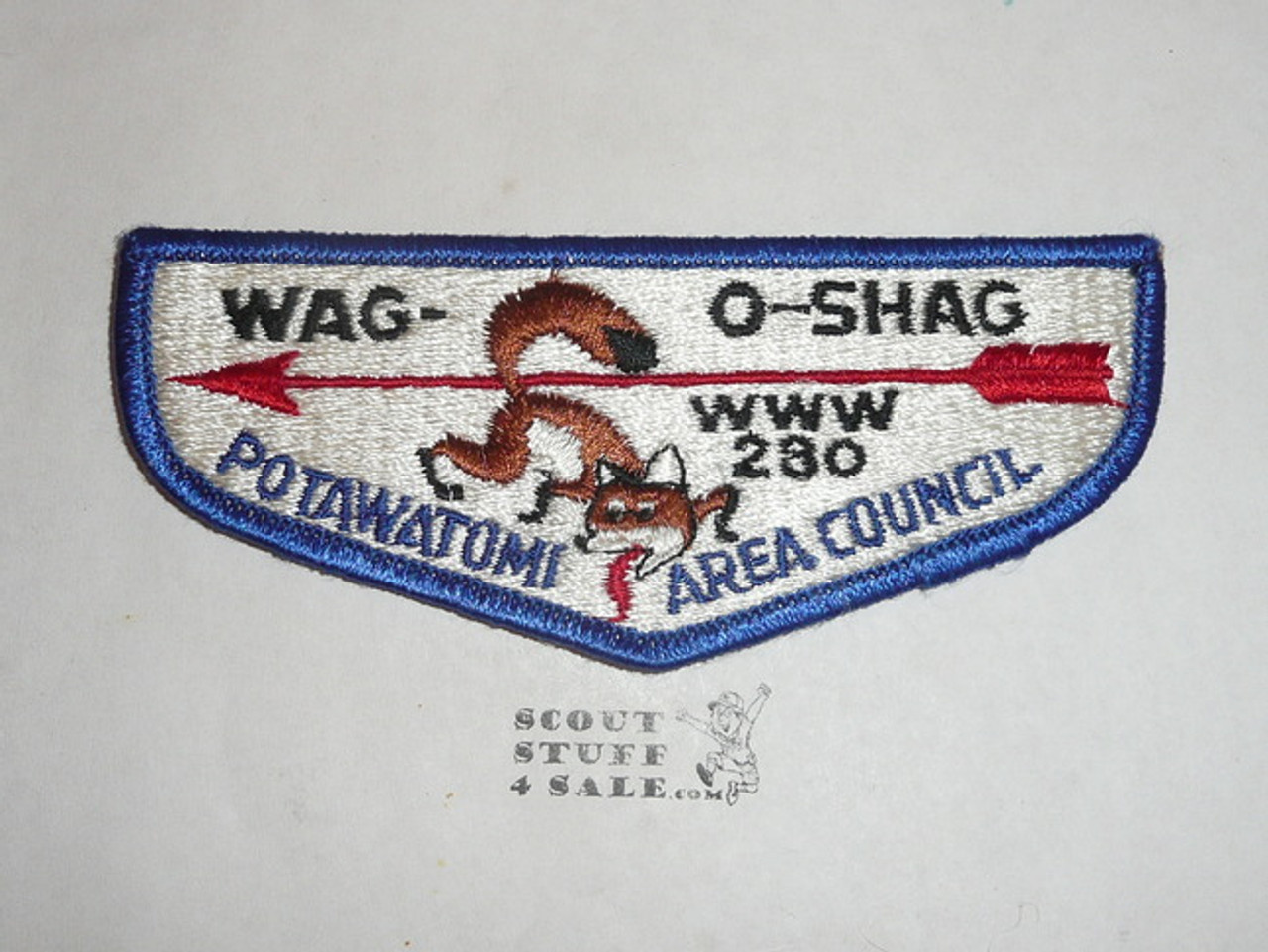 Order of the Arrow Lodge #280 Wag-O-Shag s2 Flap Patch