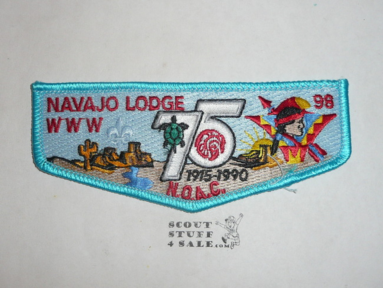 Order of the Arrow Lodge #98 Navajo s23 Flap Patch