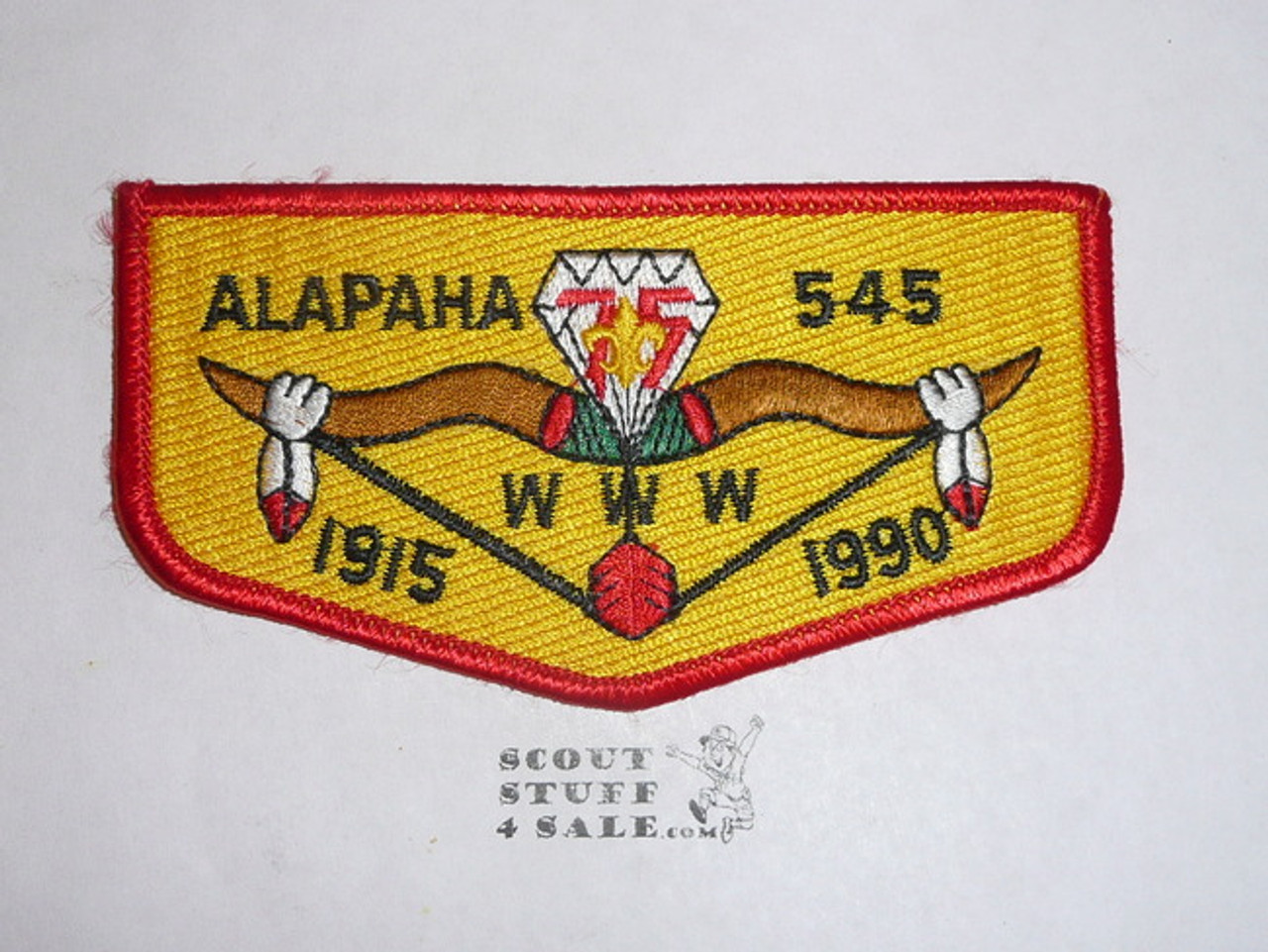 Order of the Arrow Lodge #545 Alapaha s12 Flap Patch