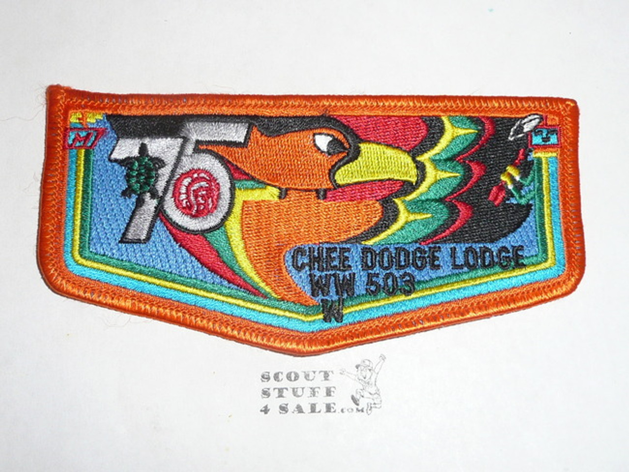 Order of the Arrow Lodge #503 Chee Dodge s11 Flap Patch