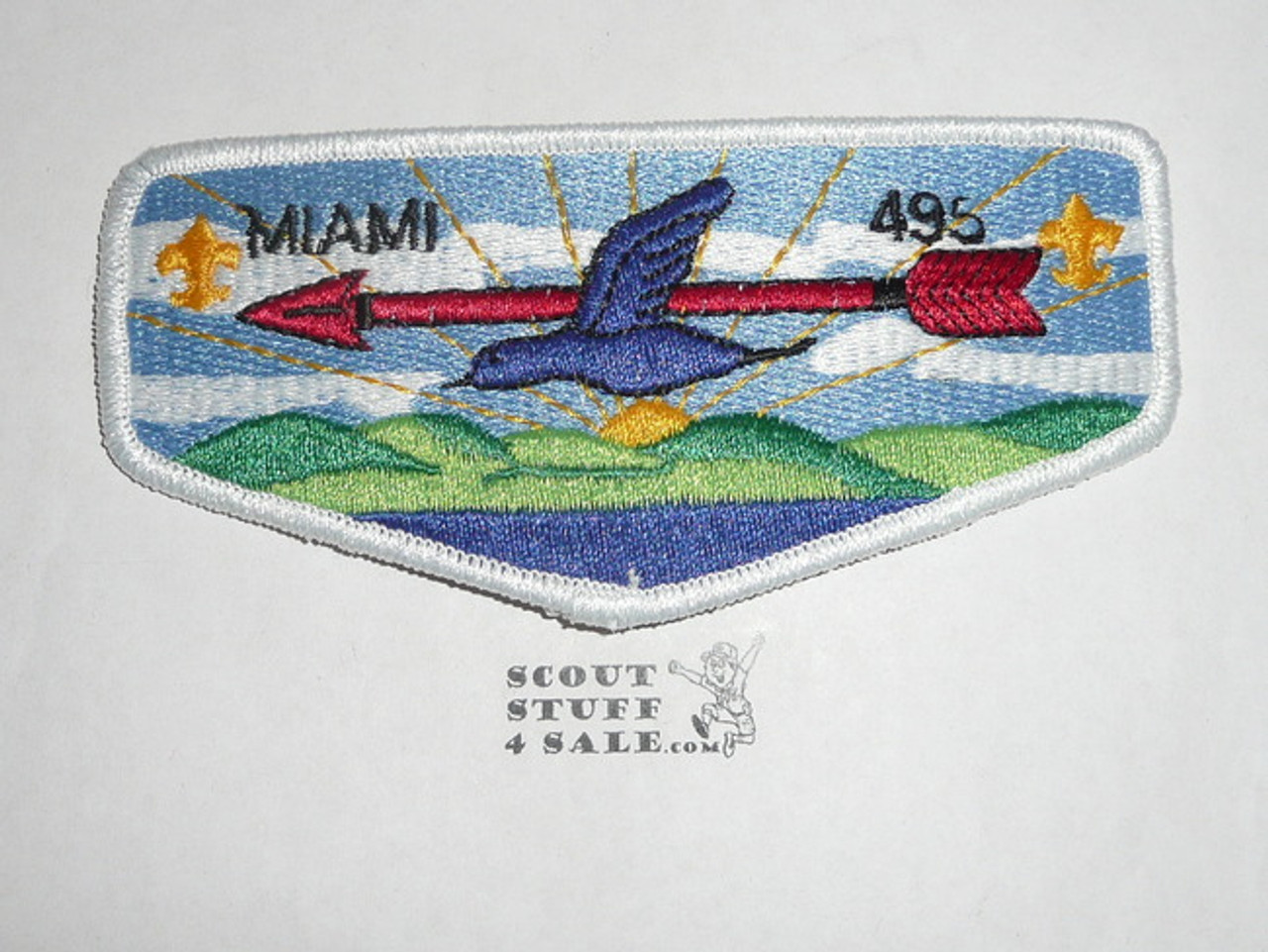 Order of the Arrow Lodge #495 Miami s11 Flap Patch - Scout