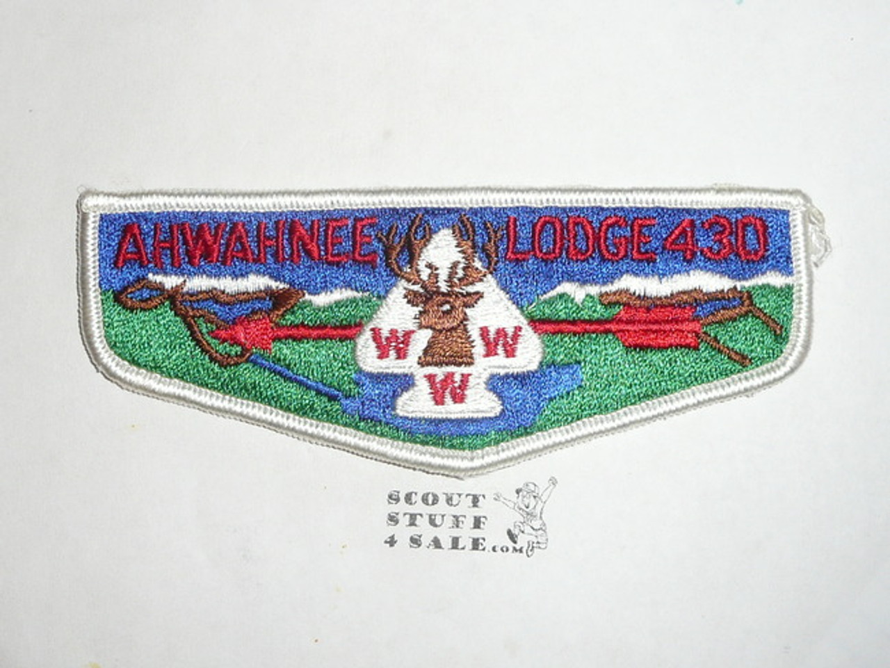 Order of the Arrow Lodge #430 Ahwahnee s12 Flap Patch