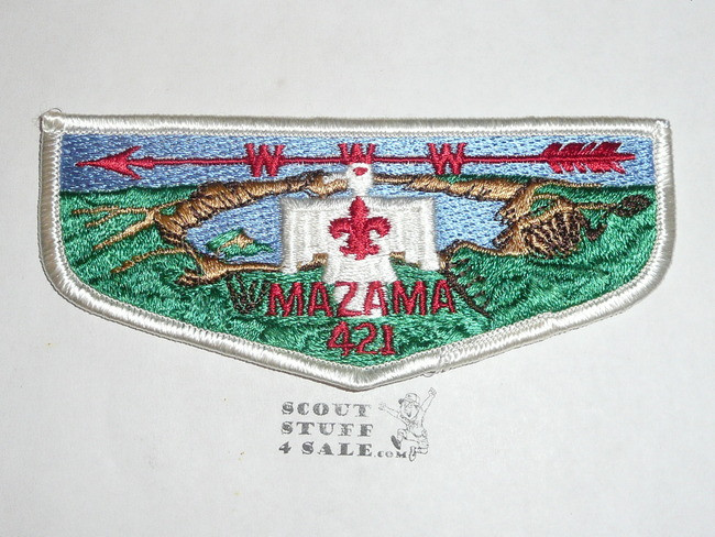 Order of the Arrow Lodge #421 Mazama s6 Flap Patch