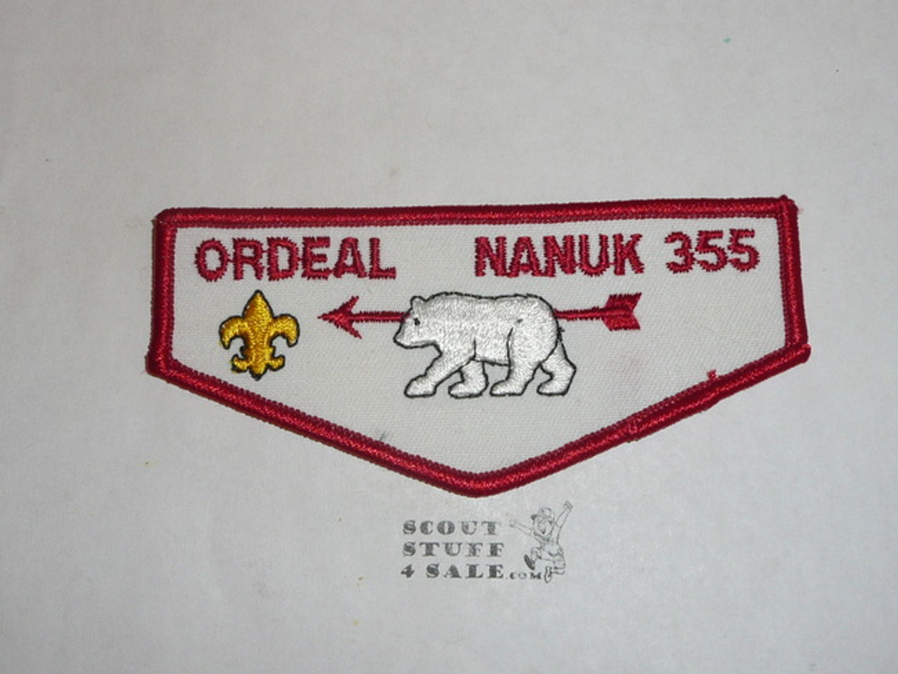 Order of the Arrow Lodge #355 Nanuk f2 Flap Patch - Boy Scout