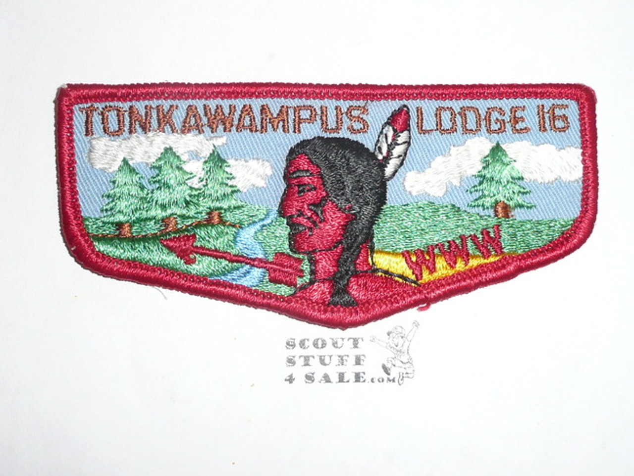 Order of the Arrow Lodge #16 Tonkawampus f3 Flap Patch