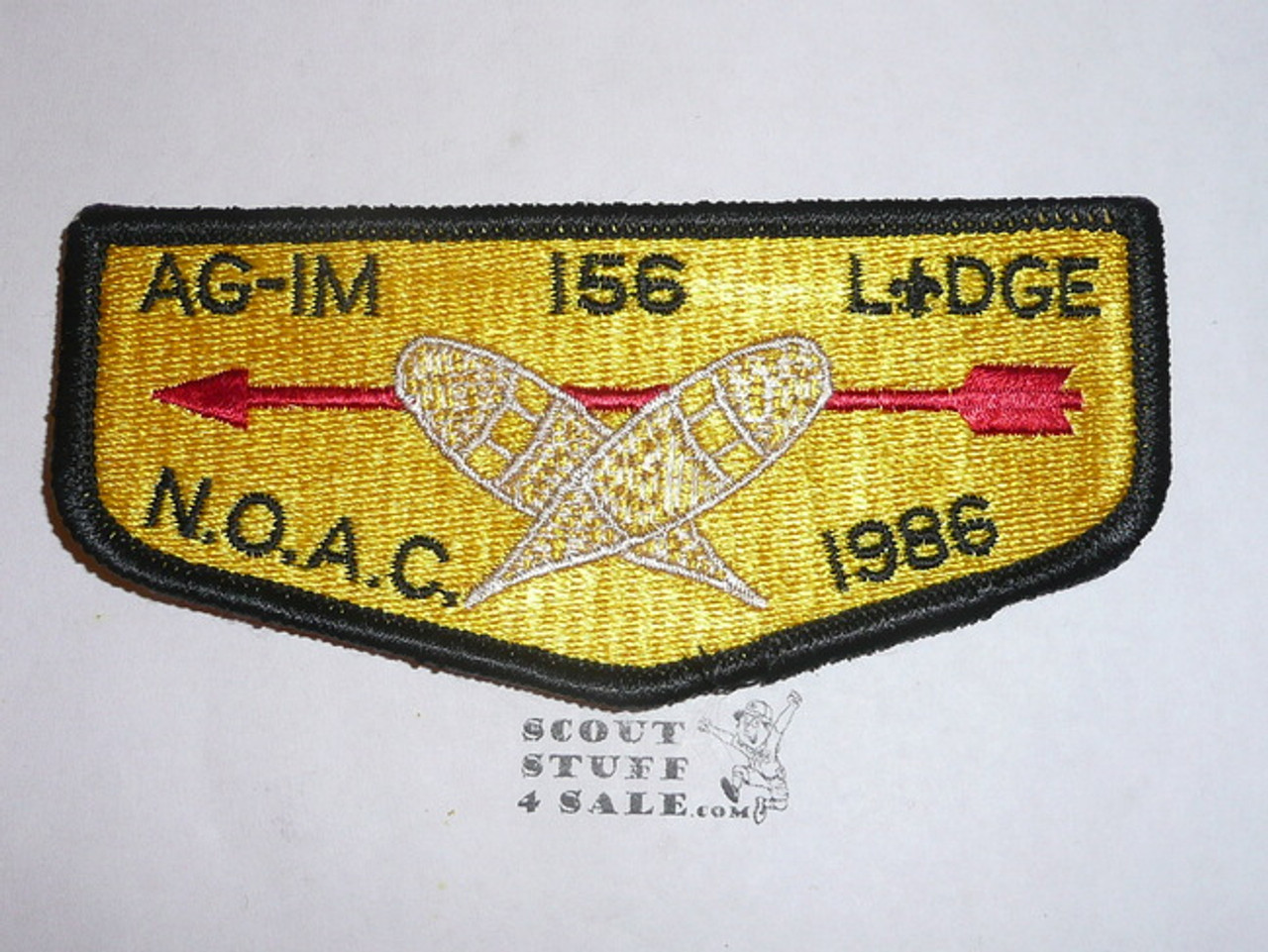 Order of the Arrow Lodge #156 Ag-Im s7 Flap Patch