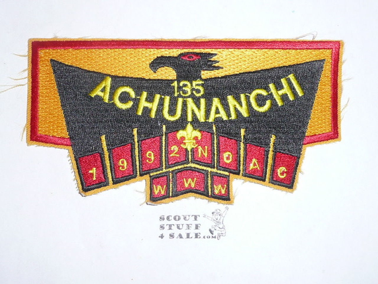 Order of the Arrow Lodge #135 Achunanchi s23 1992 NOAC Flap Patch