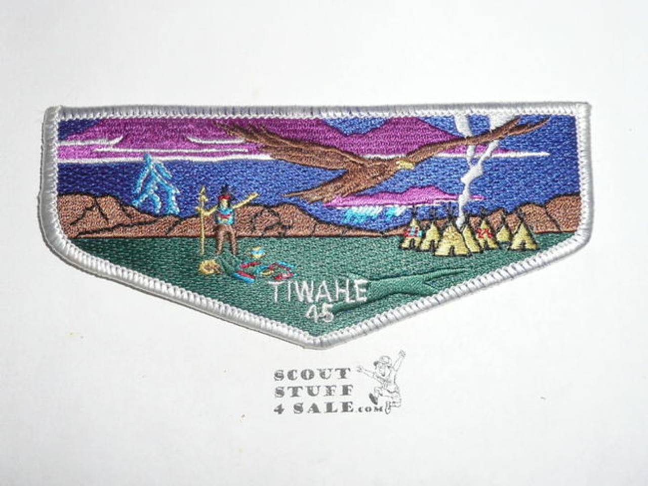 Order of the Arrow Lodge #45 Tiwahe s1 Flap Platch - First Flap