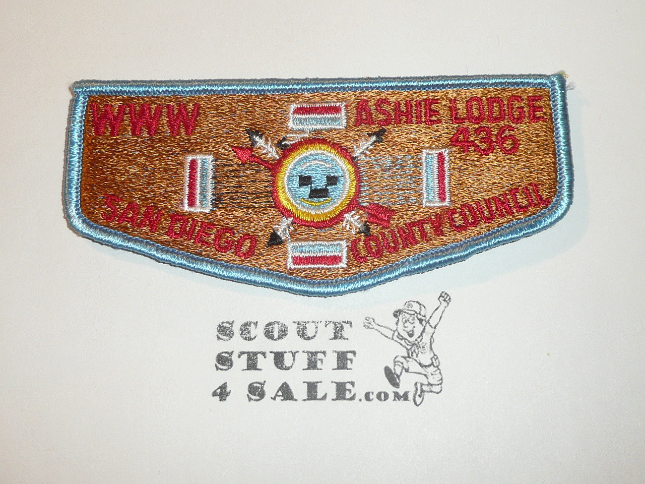 Order of the Arrow Lodge #436 Ashie S7 Flap Patch - Scout