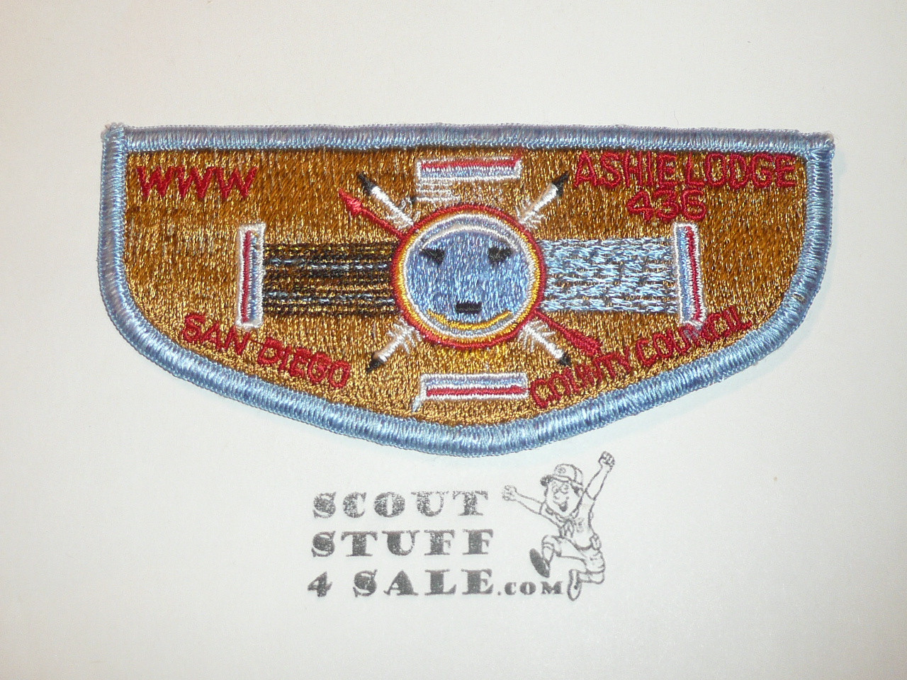 Order of the Arrow Lodge #436 Ashie S2 Flap Patch - Scout