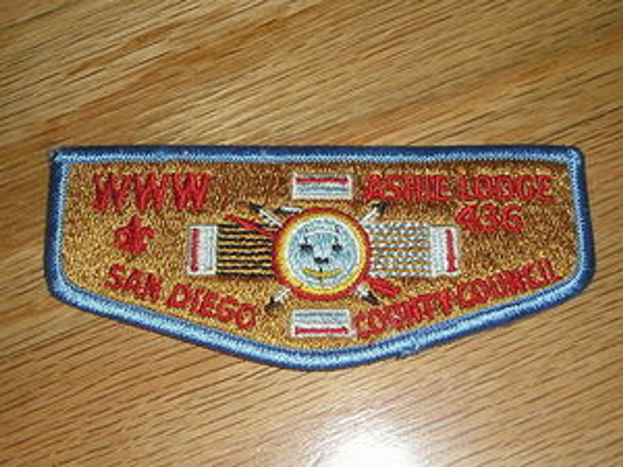 Order of the Arrow Lodge #436 Ashie S14 Flap Patch - Scout
