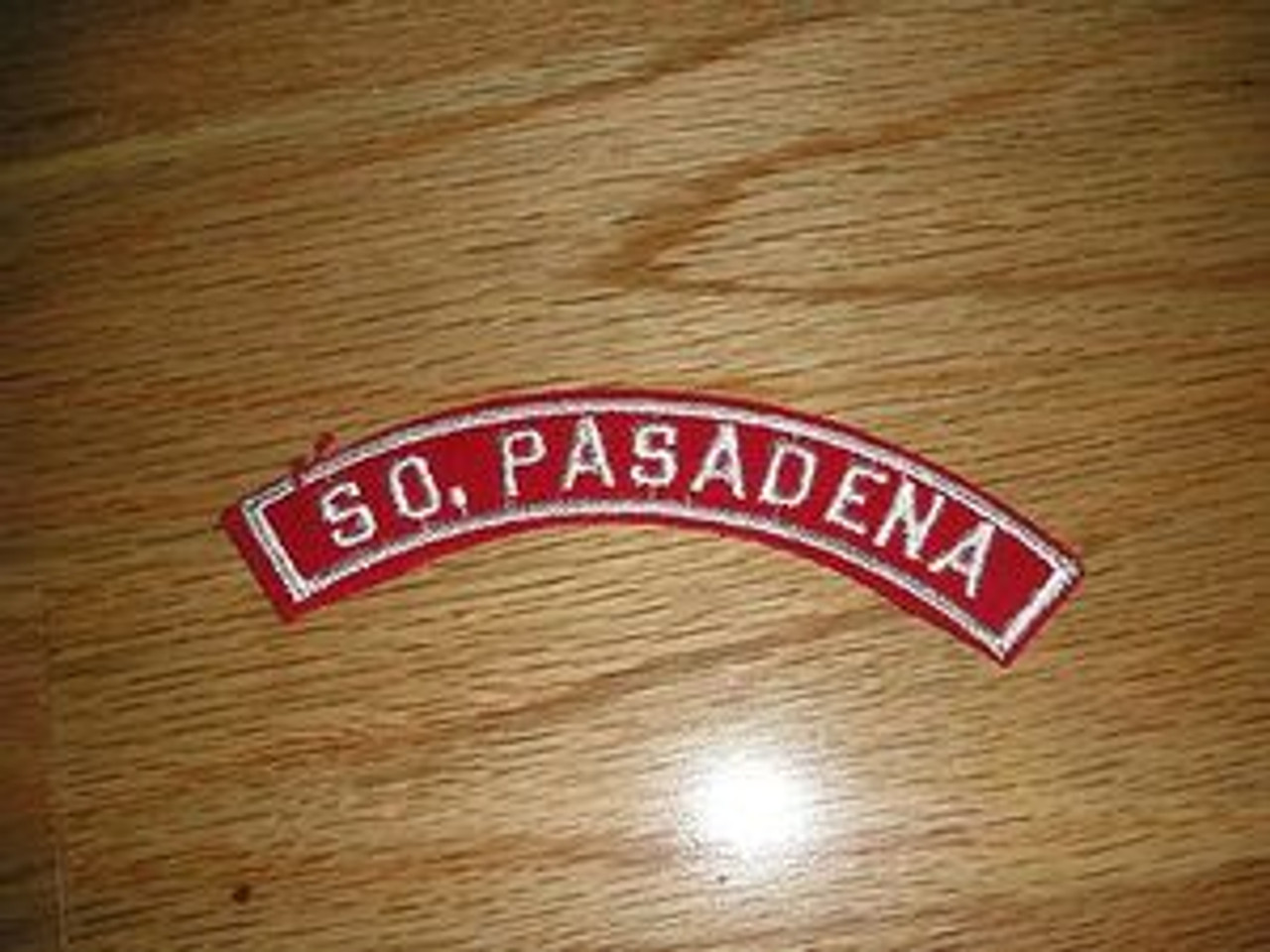 SO. PASADENA Red & White Community Strip - Scout